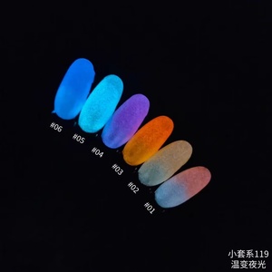 KLANA Nouveau Gel UV Lumineux 7 Couleurs pour Nail Art, Gel de Dessin, Colle à Ongles Effet Fée - Product Image 3