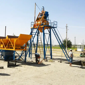 Ướt di động trạm trộn bê tông Giá nhà máy trộn bê tông nhà máy để bán 35 M3 mỗi giờ điện dây chuyền sản xuất kỹ thuật 80kw - Product Image 5