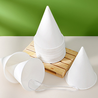 Gobelet en papier jetable écologique de 4,5 oz, impression personnalisée, design triangulaire pour les boissons