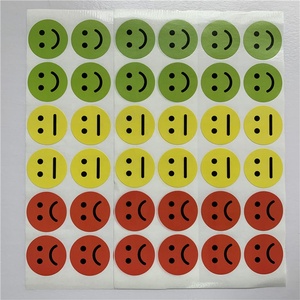 Color personalizado Smiley cara feliz pegatinas - Product Image 3