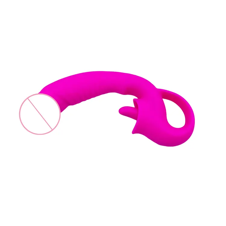 10-frequency Tongue Licking G-spot Vibrator Magnetic Charging Silicone Massage Stick Female Masturbation Vibrator