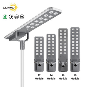 Réverbère haute luminosité Lampara Solares éclairage extérieur intégré villes éclairage solaire extérieur alimenté par batterie lampadaire solaire - Product Image 3