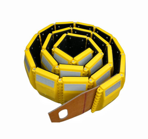Ralentisseur de vitesse portable en caoutchouc robuste, réfléchissant, pour allée, temporaire - Product Image 3