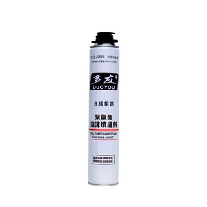 Pre-foamed, high-expansion, insulating, flame-retardant polyurethane foam caulking For caulking and bonding