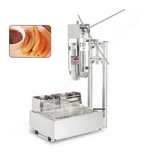 Máquina eléctrica para hacer Churros, máquina para hacer gofres, relleno de churros