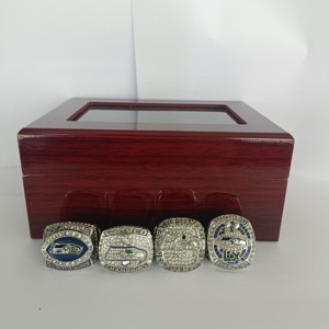 4pcs Seattle Seahawks Champion <b>Ring</b> 2005 2013 2014 2025 Collection - Product Image 2
