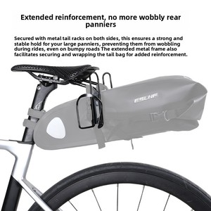Bisiklet Arka Çantası Sabitleyici Tutucu Sabit Tutucu Bisiklet Büyük Arka Çantası Çift Su Şişesi Tutucu Dönüşüm Koltuğu Sarsıntı Önleyici - Product Image 3