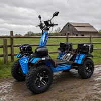 WILD BLADE 18000W 4WD Skateboard Électrique Tout-Terrain en Aluminium Forgé, Scooter Quad Moteur, Suspension Intégrale, 100km/h, Montagne