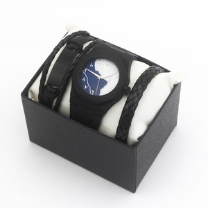 <span class=keywords><strong>Montre</strong></span> à quartz pour homme SYM-11, luxe simple, mode quotidienne, avec cadran en verre et <span class=keywords><strong>bracelet</strong></span> en <span class=keywords><strong>plastique</strong></span>. - Product Image 4