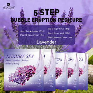 ชุดทำเล็บเท้าในกล่อง5 in 1ชุดทำเล็บเท้าหรูหรา5ขั้นตอนน้ำหอมลาเวนเดอร์เข้มข้นผลิตภัณฑ์ดูแลผิว - Product Image 2