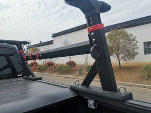 헤비듀티 알루미늄 합금 롤바 픽업트럭 4x4 오프로드 트렁크 마운트 랙 100kg+ 용량 레인저 랩터 힐룩스 호환 - Product Image 5