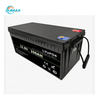 ZUMAX untuk Sistem Penyimpanan Energi Surya Deep Cycle dengan BMS 12v 24V 100ah 200ah Paket Baterai Lithium Ion Lifepo4