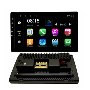 Multimedia Mobil 7 Inci, Radio Mobil Din Ganda Android 7 Inci Universal 2 Din Pemutar Mp5 1 + 16G Audio FM Bt4.0 Navigasi Gps Stereo Mobil