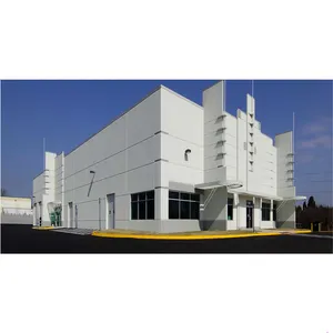 Industrial hall steel structure prefab metal warehouse building Prefab Warehouse Hall