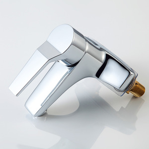 Modern Single Handle Basin Faucet Ceramic Valve Core 2 Hole Deck Mounted For Bathroom Sink - Product Image 1