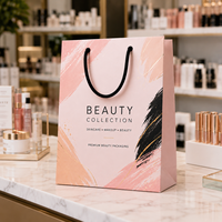 Bolsas de Papel Impresas Personalizadas para Empaquetado Minorista de Productos de Belleza y Cuidado de la Piel