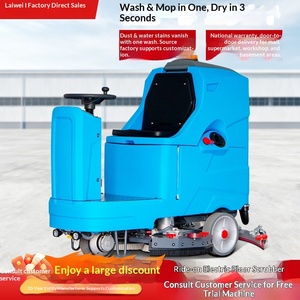 Máquina Pequeña para Limpieza de Pisos, Máquina de Fregado para Restaurantes, Hospitales y Supermercados, Máquina de Lavado Industrial con Conducción a las Ruedas - Product Image 1