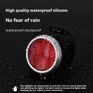 Juego de Luces para Bicicleta Personalizadas, Impermeables, 40 LM, 4 Modos de Iluminación, Recargables por USB - Product Image 4