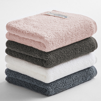 Soft and Skin-friendly Healthy 32*32cm Small Face Towel Size 100% Cotton SOLID COLOR Plain Eco Friendly Towel