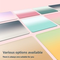 Nouveau tapis de souris de bureau en silicone épaissi à dégradé pour hommes et femmes, tapis de souris antidérapant avec protection du poignet, vente en gros