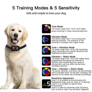 चेतावनी रिकॉर्ड और मूक मोड स्मार्ट एंटी बारक कॉलर अनुकूलित वाटरप्रूफ कुत्ते छाल नियंत्रण कॉलर - Product Image 5