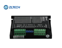 ZLTECH Stepper Driver Motor, 2 fase Nema17/23/34 DM5042 24-50V DC 1-4.2A, kirim Pulse saja Analog IO kontrol kecepatan