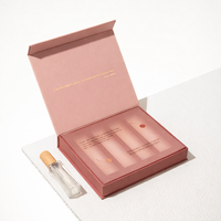 Boîte d'échantillons de parfum personnalisée Lionwrapack, coffret de découverte de parfums de luxe, emballage de coffret cadeau à 5 compartiments