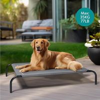 Star Pets Resin Wicker Erhöhtes Haustier bett Ortho pä discher Roboter Gelbes Dreieck Design Kostenlose Proben aus Schaum und Polyester