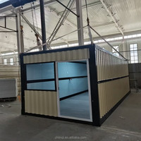 Fourniture directe d'usine à bas prix Conteneur pliable Maison de bureau Maison préfabriquée pliante en acier léger
