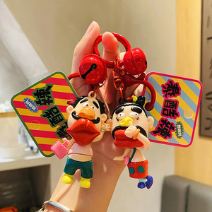 Haute qualité bizarre fille oncle Kawaii breloques sac breloques caoutchouc Kevchain personnalisé pour la décoration - Product Image 3