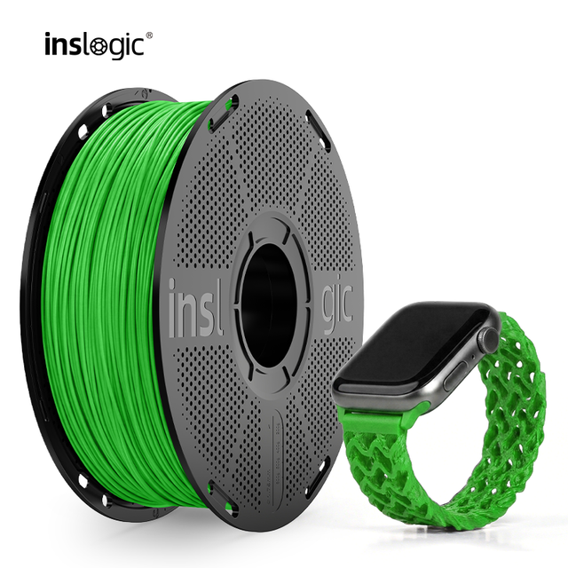 Inslogic TPU 95A 1.75mm 3D Filament Excellent Abrasion Resistance Durable and Wear-Resistant 190-230 Printing
