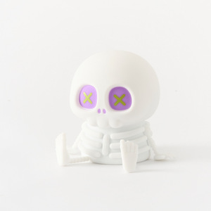 Halloween <b>Skull</b> Night Light RGB LED Ambient Light For Living Room Bedroom <b>Decor</b> With Lithium Battery Power - Product Image 3