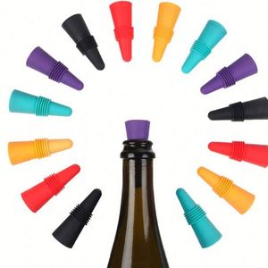 Custom Logo Hot Selling Low Price Cork Black Purple Red Multi Colors <b>Bottle</b> <b>Stopper</b> for Keeping Wine Fresh Promotion Gift - Product Image 4