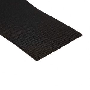 Sangle en sergé élastique en polyester personnalisée Tewei, noire, pour support de lampe frontale ou appareil photo - Product Image 1