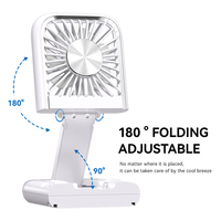 Ventilateur de cou silencieux avec cordon, ventilateur de bureau portable, cadeau promotionnel d'été, vente en gros directe usine