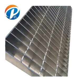 建筑水槽覆盖着钢格栅标准尺寸镀锌焊接钢材地板