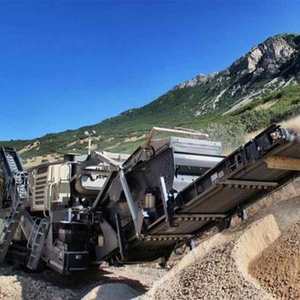 Planta Portátil de Trituración de Piedra Dura de 200 TPH para Trituración de Residuos de Construcción y Concreto - Product Image 1