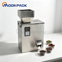 Machine de remplissage pondérale Moonpack MPGF-500 pour graines de citrouille, raisins, granulés d'engrais, farine et quincaillerie