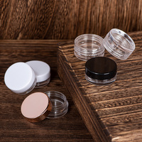 Vente en gros de boîtes à fards à paupières rondes en plastique PS de 3 ml, 5 g, 7 g, 10 g, personnalisables