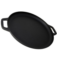 Poêle à griller en fonte, poêle à crêpes, épaisse, pour huîtres crues, steak, porc, poulet, légumes, pot de cuisson, cuisine
