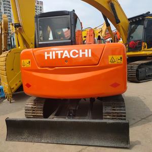 Mini-excavatrice Hitachi ZX60 d'occasion, petite taille, prix abordable, excellente qualité, équipement d'excavation d'origine avec lame - Product Image 5