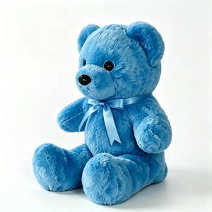 Oso de peluche azul personalizado, peluche de oso azul, oso de peluche clásico azul - Product Image 2