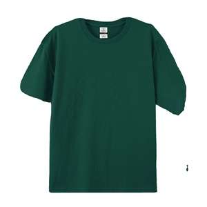 T-shirts à manches courtes en gros pour hommes, vêtements masculins, t-shirts vierges 100 % coton 220 g/m², coupe ajustée, col montant - Product Image 4