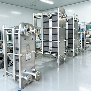 เครื่องแลกเปลี่ยนความร้อนแบบแผ่นสเตนเลสสตีล KEDUN แบบช่องกว้าง ความดัน 3.0MPa อัตราการไหล 1.2-15.2 ลิตร/กิโลวัตต์ สำหรับการให้ความร้อน/ความเย็นของของเหลวที่มีความหนืดสูง - Product Image 3