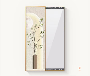 Fashion Design Japanese Decorative Painting <b>Mirror</b> <b>Wall</b>-Mounted Full-Body <b>Mirror</b> for Living Room - Product Image 5
