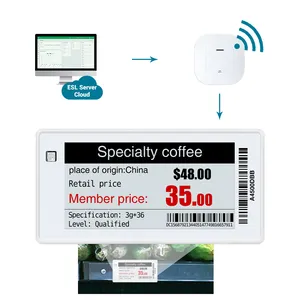 Retail Store ESL tags 2.66 inch Wireless Electronic label E paper screen tags Electronic Label