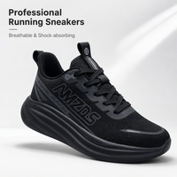 Chaussures de course professionnelles pour hommes, respirantes, en maille Fly-knit, semelle épaisse en mousse, amortissantes, pour la marche
