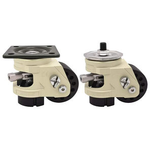 Nylon Gd60f Lenkrolle 8mm Schraublenkrollen Schwenkbar 4 Stück Nivellierend Schwerlast 50 mm Durchmesser Rollen - Product Image 2