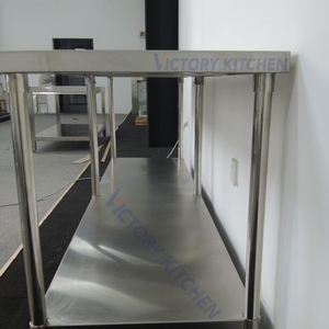VICTORY KITCHEN VCT Modelo Seis patas Mesa DE TRABAJO DE ACERO INOXIDABLE Prep Mesa DE TRABAJO Base Upstand Restaurante/Catering/Hoteles - Product Image 2