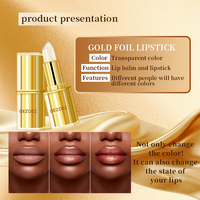 Gloss à lèvres changeant de couleur personnalisé en gros Rouge à lèvres Gobelets anti-adhésifs Hydratant Imperméable Transparent Vegan Longue durée Brillant